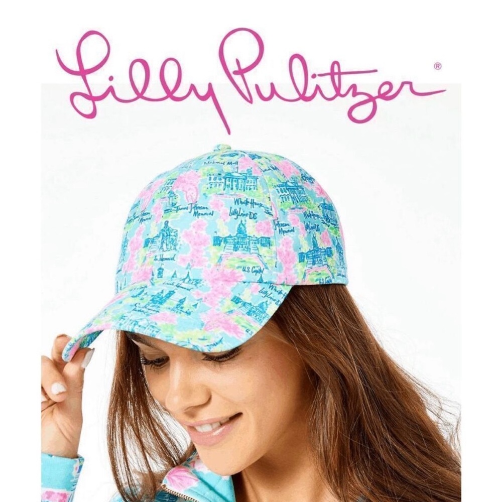 Lilly Pulitzer run around hat/ Lilly loves DC nwt